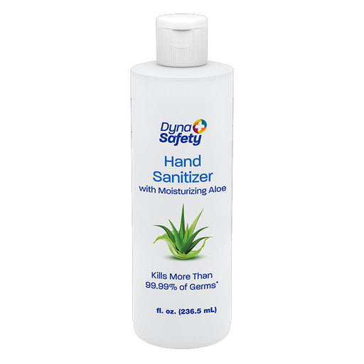 Dynarex 1429 Hand Sanitizer with Moisturizing Aloe, 4 oz. Round Bottle