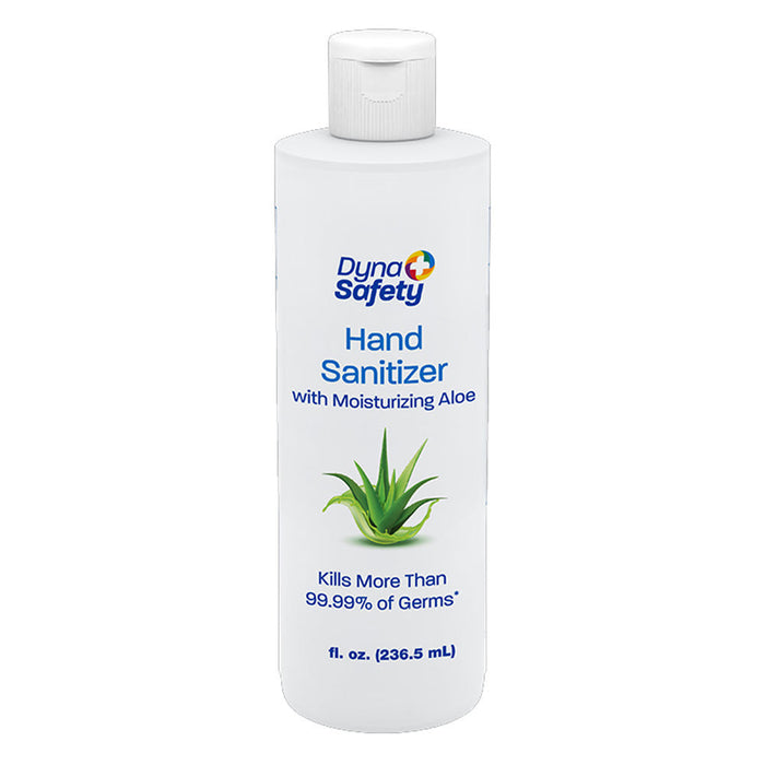 Dynarex 1429 Hand Sanitizer with Moisturizing Aloe, 4 oz. Round Bottle