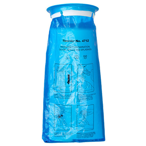 Dynarex 4712 Emesis Bag with Absorbent pouch, Blue
