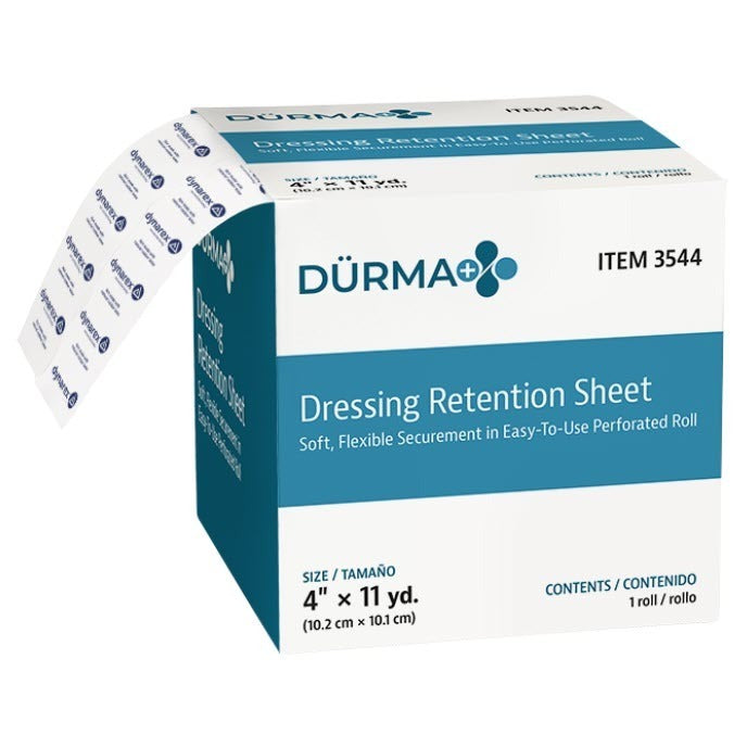 Dynarex 3544 Dressing Retention Sheet - Latex Free, 4" x 11 yd