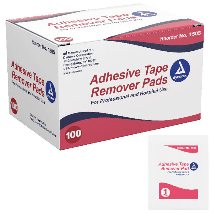 Dynarex 1505 Adhesive Tape Remover Pad