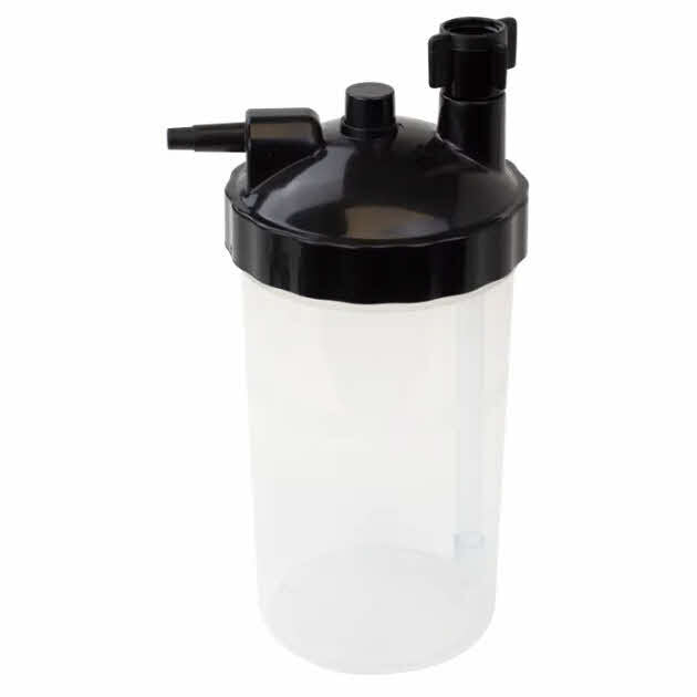 Dynarex 34221 Dry Bubble Humidifier (Home Use), 400 mL - 6PSI