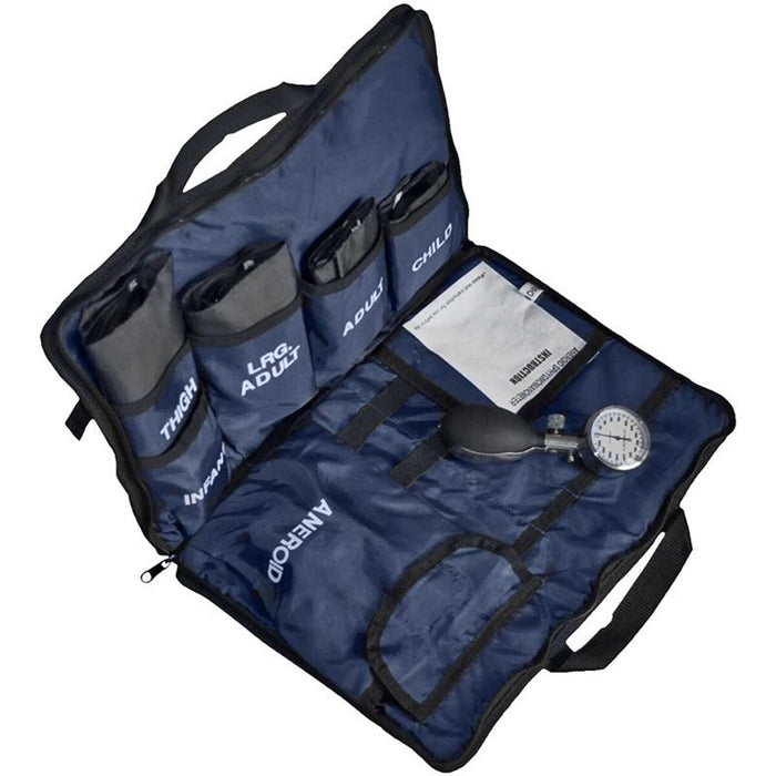 Dynarex 7098 5-Cuff Manual Blood Pressure Kit with Aneroid Gauge