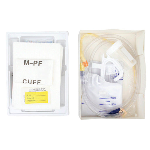 Dynarex 5005 Closed Circuit / Closed System Foley Catheter Tray, 14 Fr