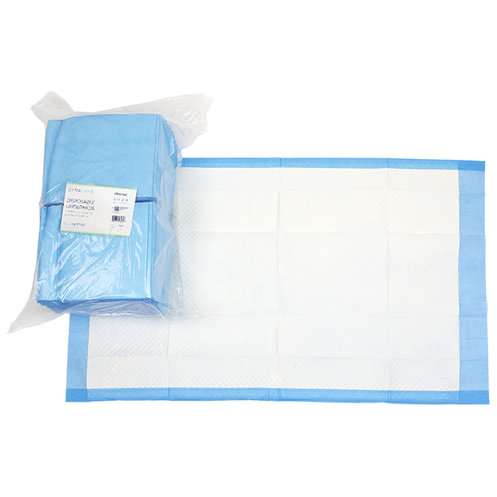 Dynarex 1346 Disposable Underpads, 23" x 36" (60g)