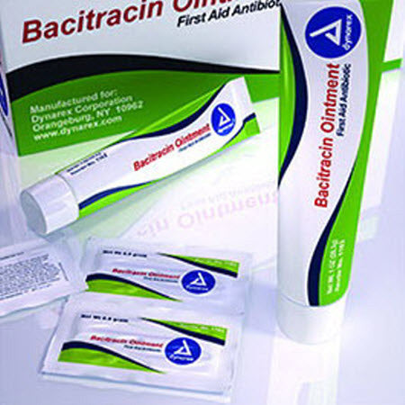 Dynarex 1163 Bacitracin Ointment USP, 1 oz. Tube