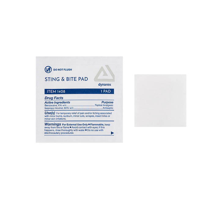 Dynarex 1408 Sting & Bite Pad