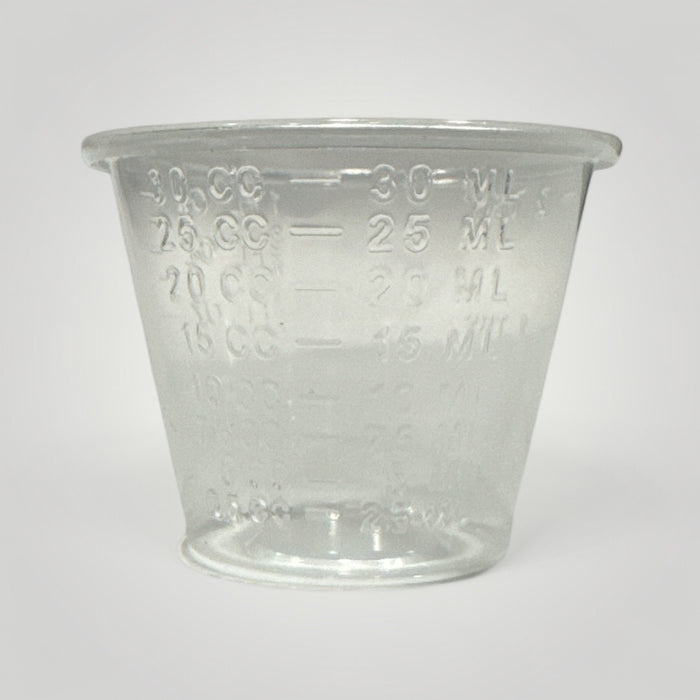 Graduated Plastic Medicine Cups 1oz