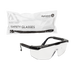 Dynarex 2198 Safety Glasses, Black frame