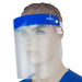 Dynarex 2209 Full Length Face Shield, Blue