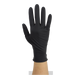 Dynarex 2321 Black Arrow Latex Exam Gloves, Small, Powder-Free