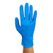 Dynarex Safe-Touch Blue Nitrile Exam Gloves, Large product image