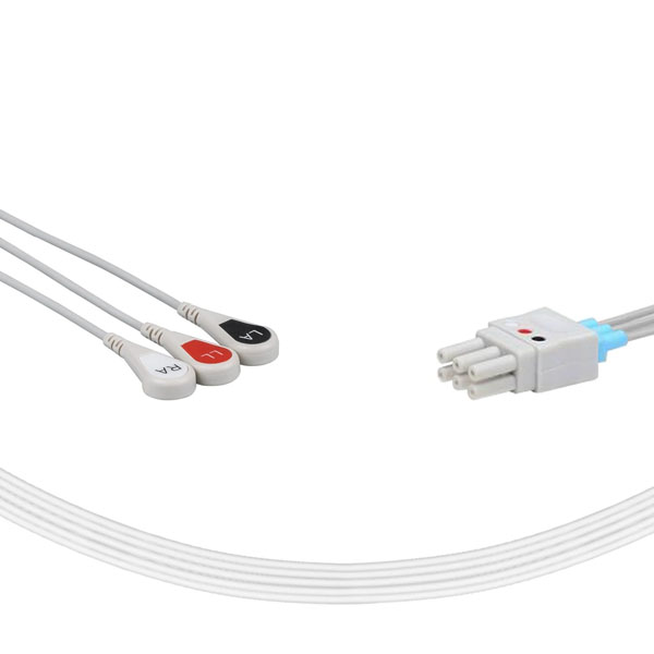 Embra MX12 3-Lead Snap ECG Cable | EMB01.57.471464