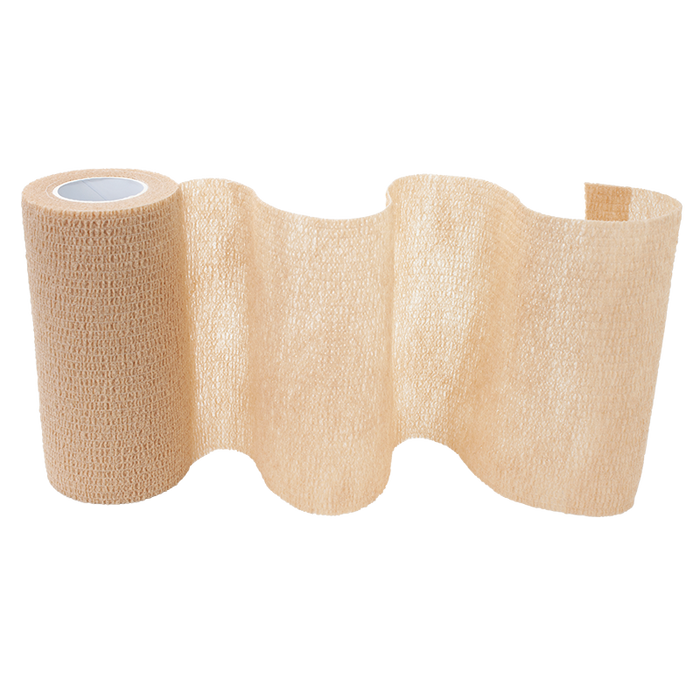 Dynarex 3174 Sensi Wrap, Self-Adherent, 4" x 5 yd Tan