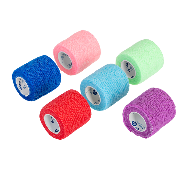 Dynarex 3182 Sensi Wrap, Self-Adherent, 2" x 5 yd Assorted (6/color)