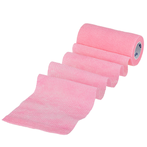 Dynarex 3294 Sensi Wrap, Self-Adherent, 4" x 5 yd Pink