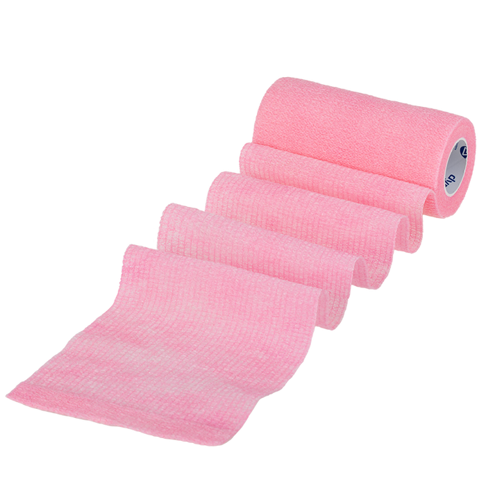 Dynarex 3294 Sensi Wrap, Self-Adherent, 4" x 5 yd Pink