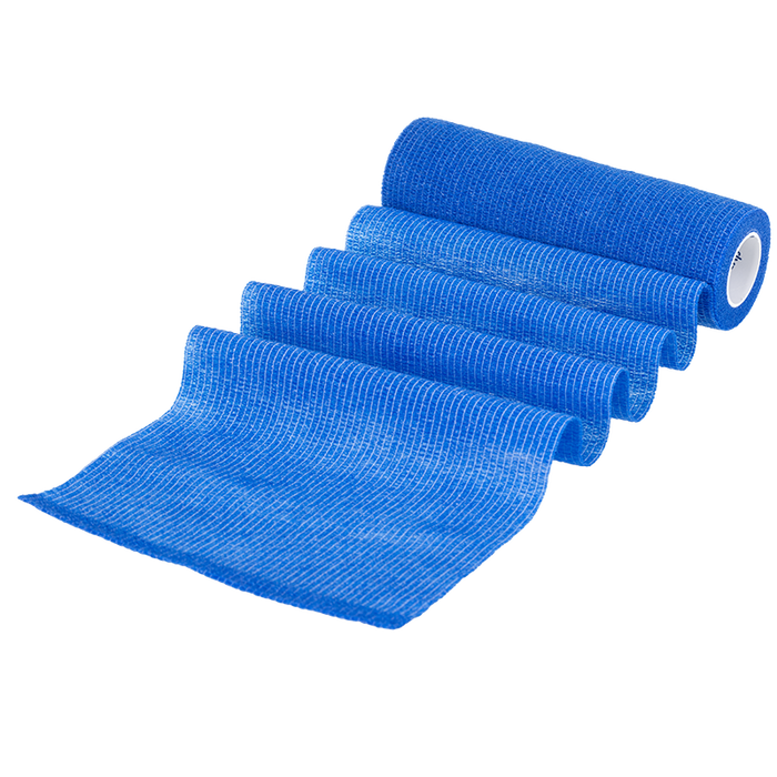 Dynarex 3290 Sensi Wrap, Self-Adherent, 6" x 5 yd Dark Blue