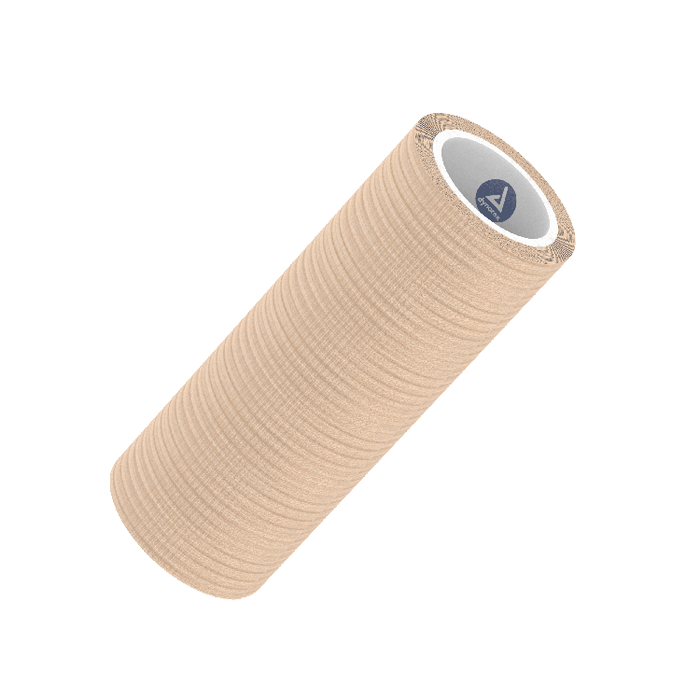 Dynarex 3190 Sensi Wrap, Self-Adherent - Latex Free, 4" x 5 yd Tan
