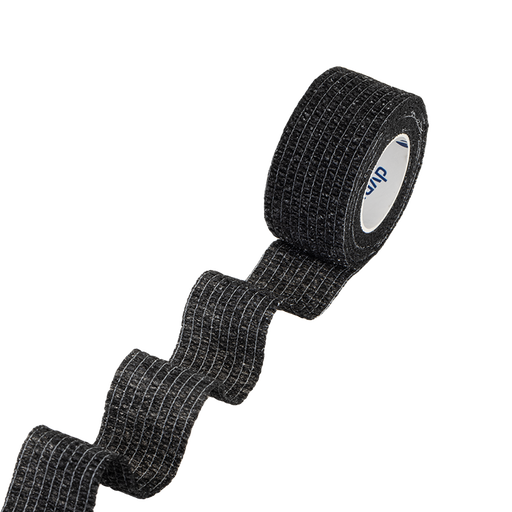Dynarex 3211 Sensi Wrap, Self-Adherent, 1" x 5 yd Black
