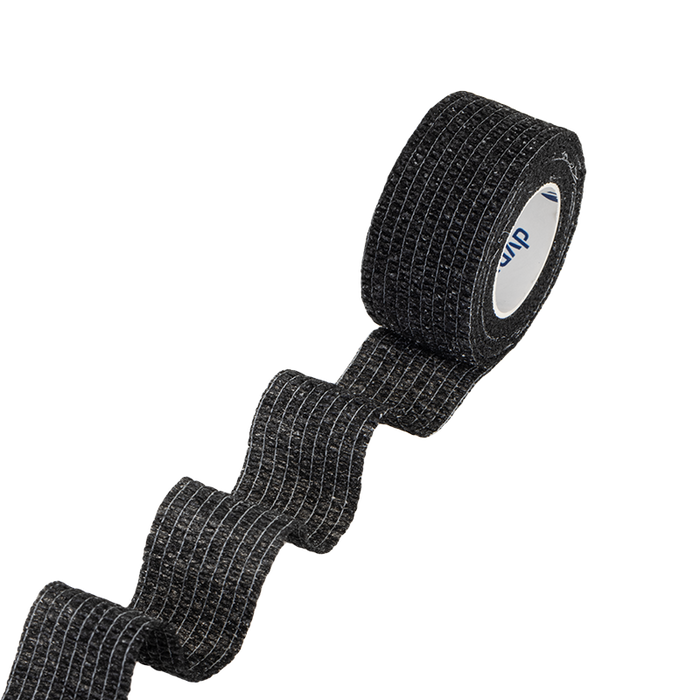 Dynarex 3211 Sensi Wrap, Self-Adherent, 1" x 5 yd Black