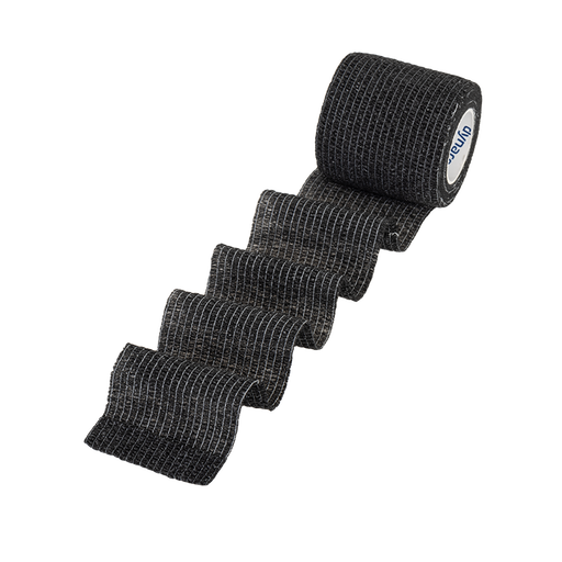Dynarex 3212 Sensi Wrap, Self-Adherent, 2" x 5 yd Black