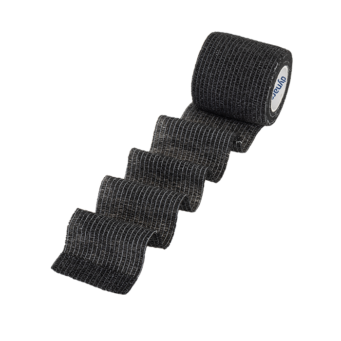 Dynarex 3212 Sensi Wrap, Self-Adherent, 2" x 5 yd Black