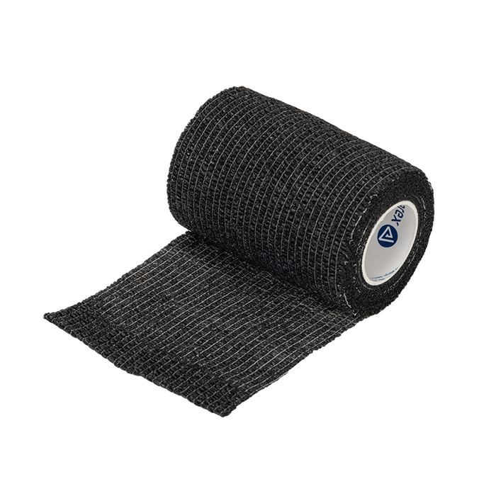 Dynarex 3213 Sensi Wrap, Self-Adherent, 3" x 5 yd Black