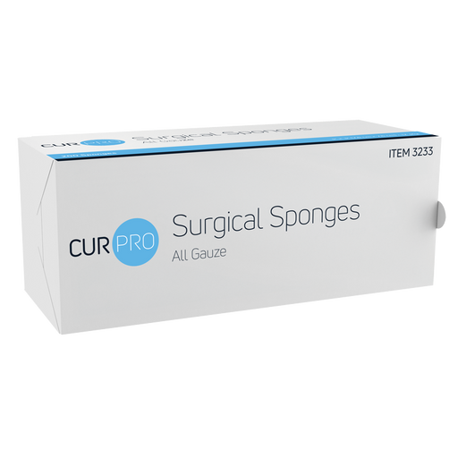 Dynarex 3233 Surgical Gauze Sponge, 3" x 3" 12 Ply