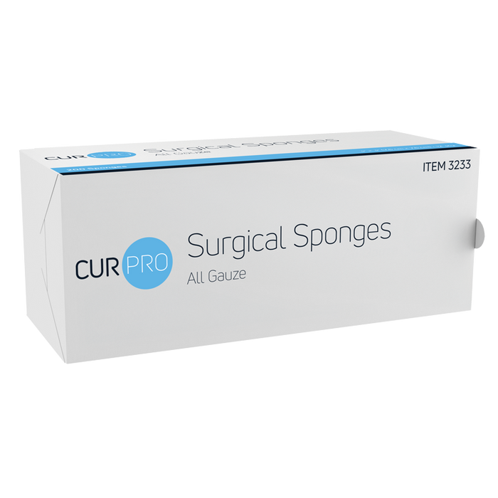 Dynarex 3233 Surgical Gauze Sponge, 3" x 3" 12 Ply