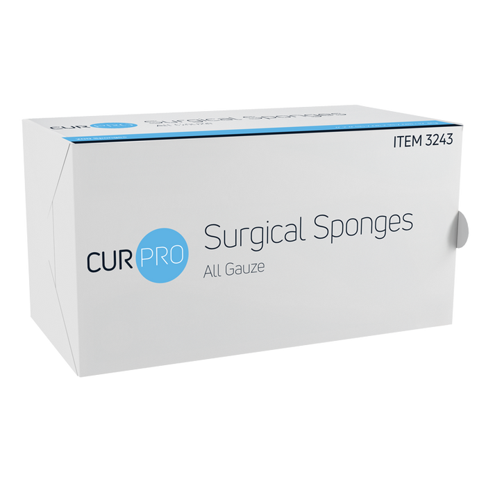 Dynarex 3243 Surgical Gauze Sponge, 4" x 4" 12 Ply