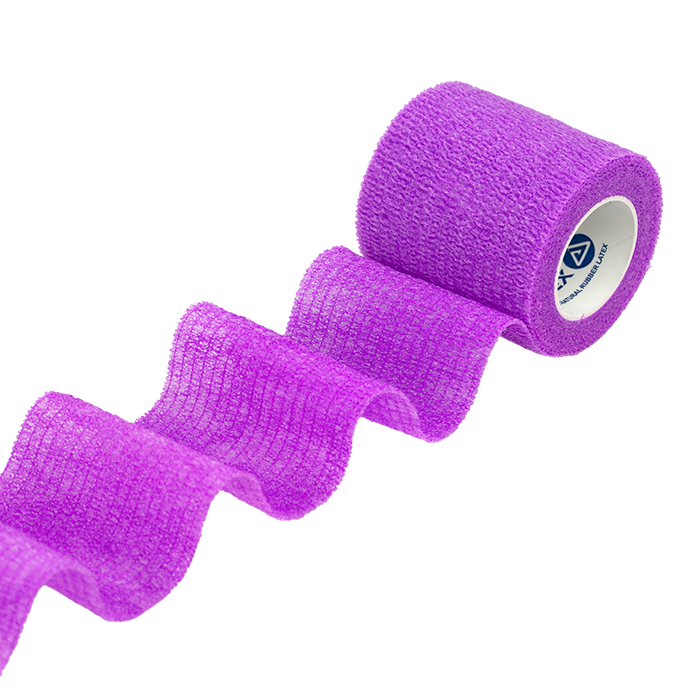 Dynarex 3297 Sensi Wrap, Self-Adherent, 2" x 5 yd Purple