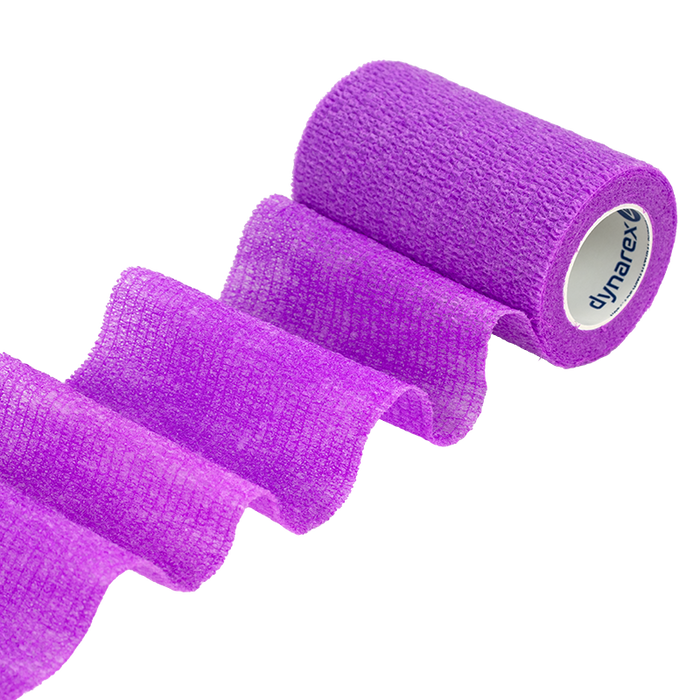Dynarex 3298 Sensi Wrap, Self-Adherent, 3" x 5 yd Purple