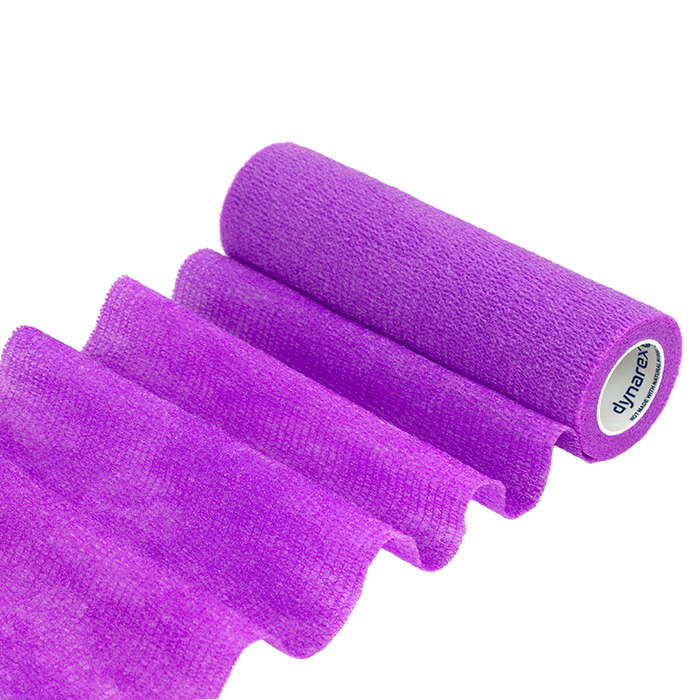 Dynarex 3300 Sensi Wrap, Self-Adherent, 6" x 5 yd Purple