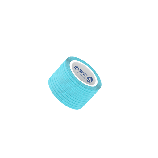 Dynarex 3301 Sensi Wrap, Self-Adherent, 1" x 5 yd Light Blue