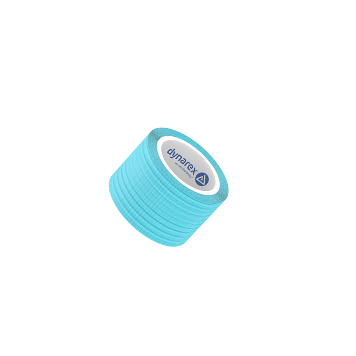 Dynarex 3301 Sensi Wrap, Self-Adherent, 1" x 5 yd Light Blue