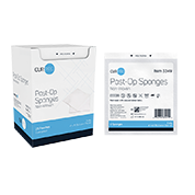Dynarex 3349 Post-op Sponge - Sterile 2's, 4" x 4" 4 Ply