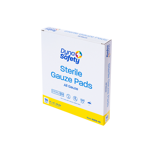 Dynarex 3354 Gauze Pad - Sterile 1's, 4" x 4" 12 Ply