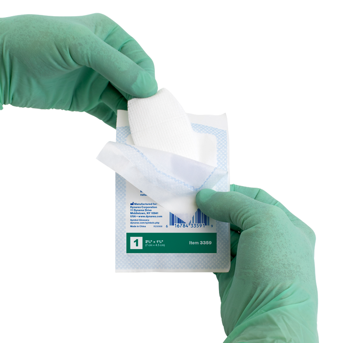 Dynarex 3359 Oval Eye Pads - Sterile, 2 5/8" x 1 5/8"