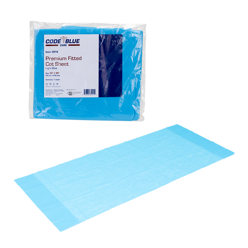 Dynarex Premium Fitted Cot Sheets, 30 x 85 in product image