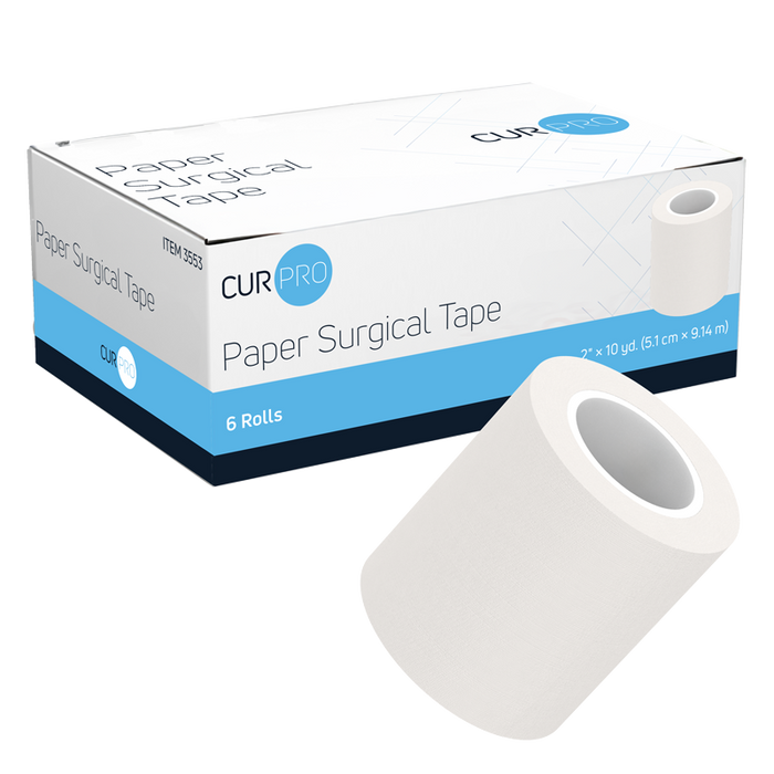 Dynarex 3553 Paper Surgical Tape, 2" x 10 yd