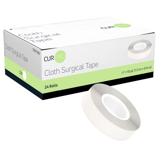 Dynarex 3561 Cloth Surgical Tape, 1/2" x 10 yd