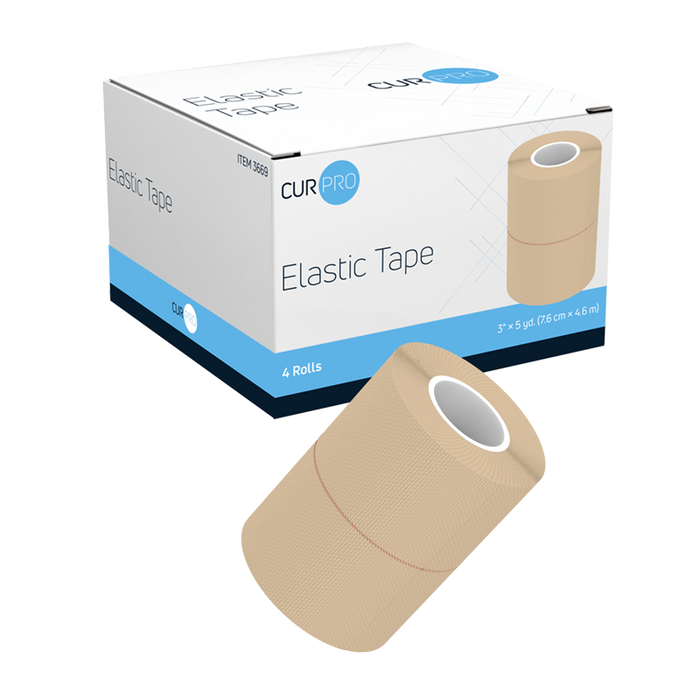 Dynarex 3669 Elastic Tape, 3" x 5 yd