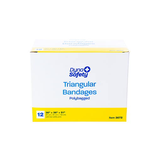 Dynarex 3672 Triangular Bandages, 36" x 36" x 51"