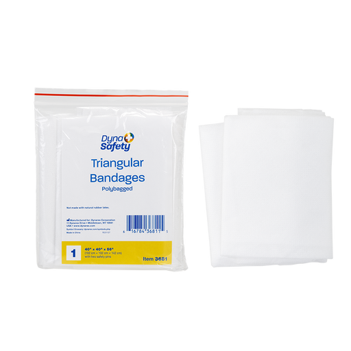 Dynarex 3681 Triangular Bandage - Non-Woven, 40" x 40" x 56"