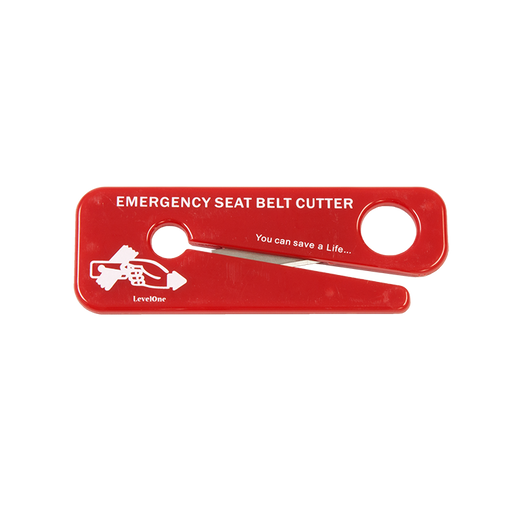Dynarex 4201 Standard Seatbelt Cutter, Compact, Red
