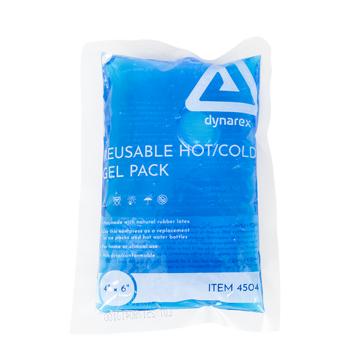 Dynarex 4504 Reusable Hot / Cold Gel Packs, 4" x 6"