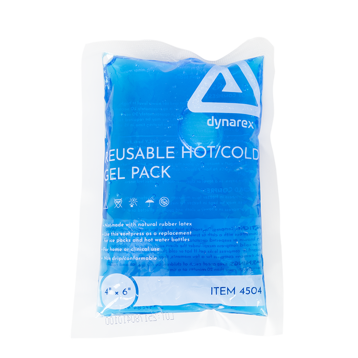 Dynarex 4504 Reusable Hot / Cold Gel Packs, 4" x 6"
