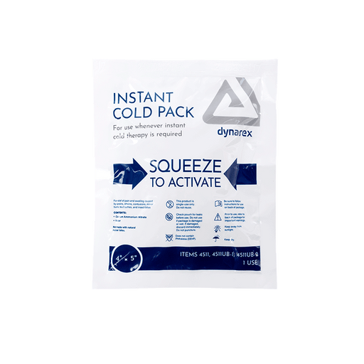 Dynarex 4511 Instant Cold Pack, 4" x 5"