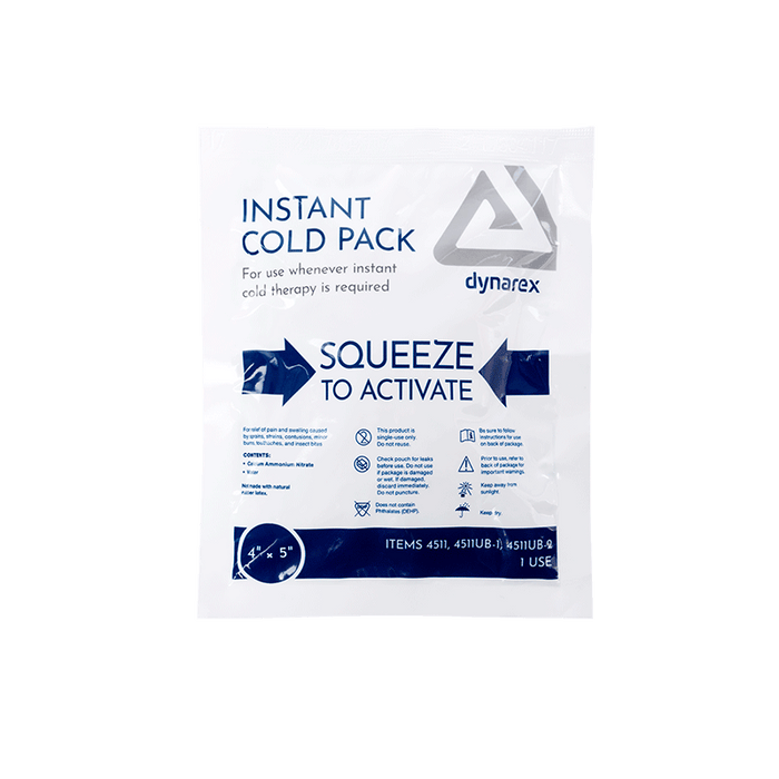 Dynarex 4511 Instant Cold Pack, 4" x 5"